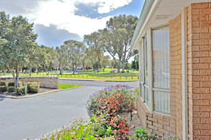 main facade of one of the retirement living villages at baptistcare gracehaven retirement village in rockingham wa