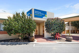 main entry for nursing home residents at baptistcare morrison gardens aged care home in midland wa