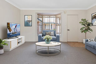 large spacious living room in a 2 bedroom home at the over 55s baptistcare All Saints retirement village in New Lambton Newcastle